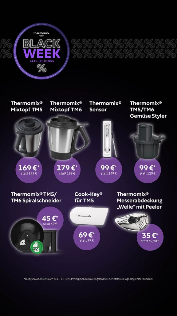 Thermomix Black Week 2025 3 Vorwerk Black Week 2025 - Thermomix Zubehör
