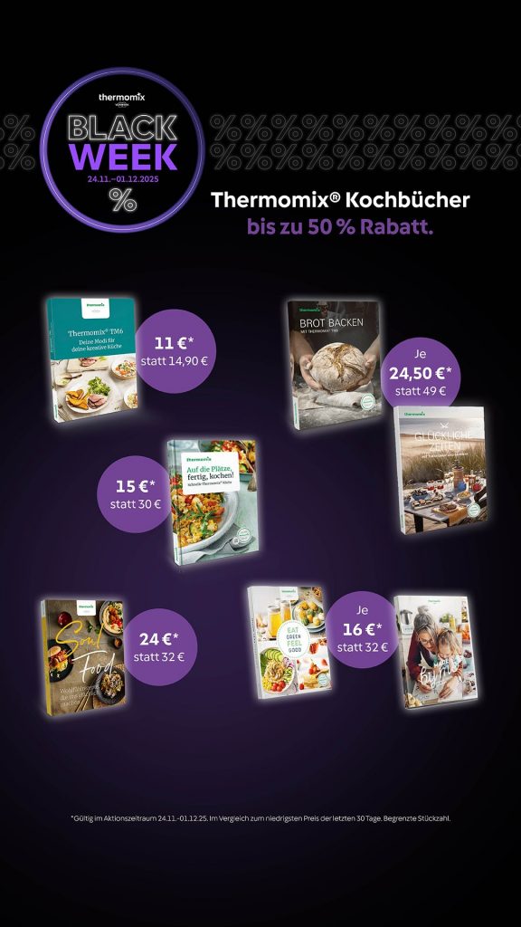 Thermomix Black Week 2025 10 Vorwerk Black Week 2025 - Kochbücher