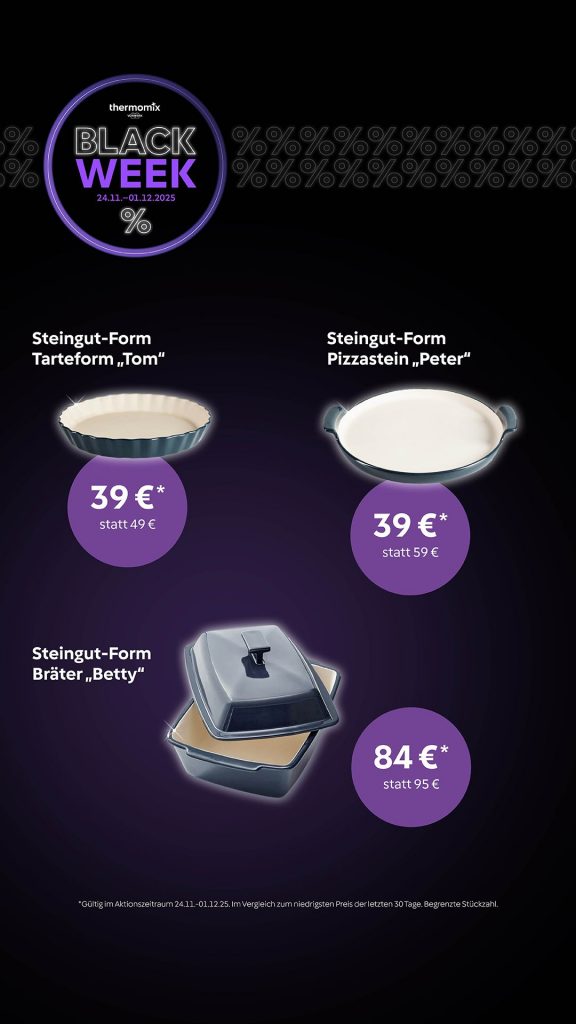 Thermomix Black Week 2025 7 Vorwerk Black Week 2025 - Steingut Teil 2