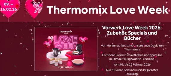 Vorwerk Love Week - Love Week Thermomix 2026